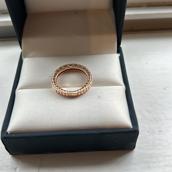 COPY - Rose Gold and Diamond Band - Picture 3 of 3